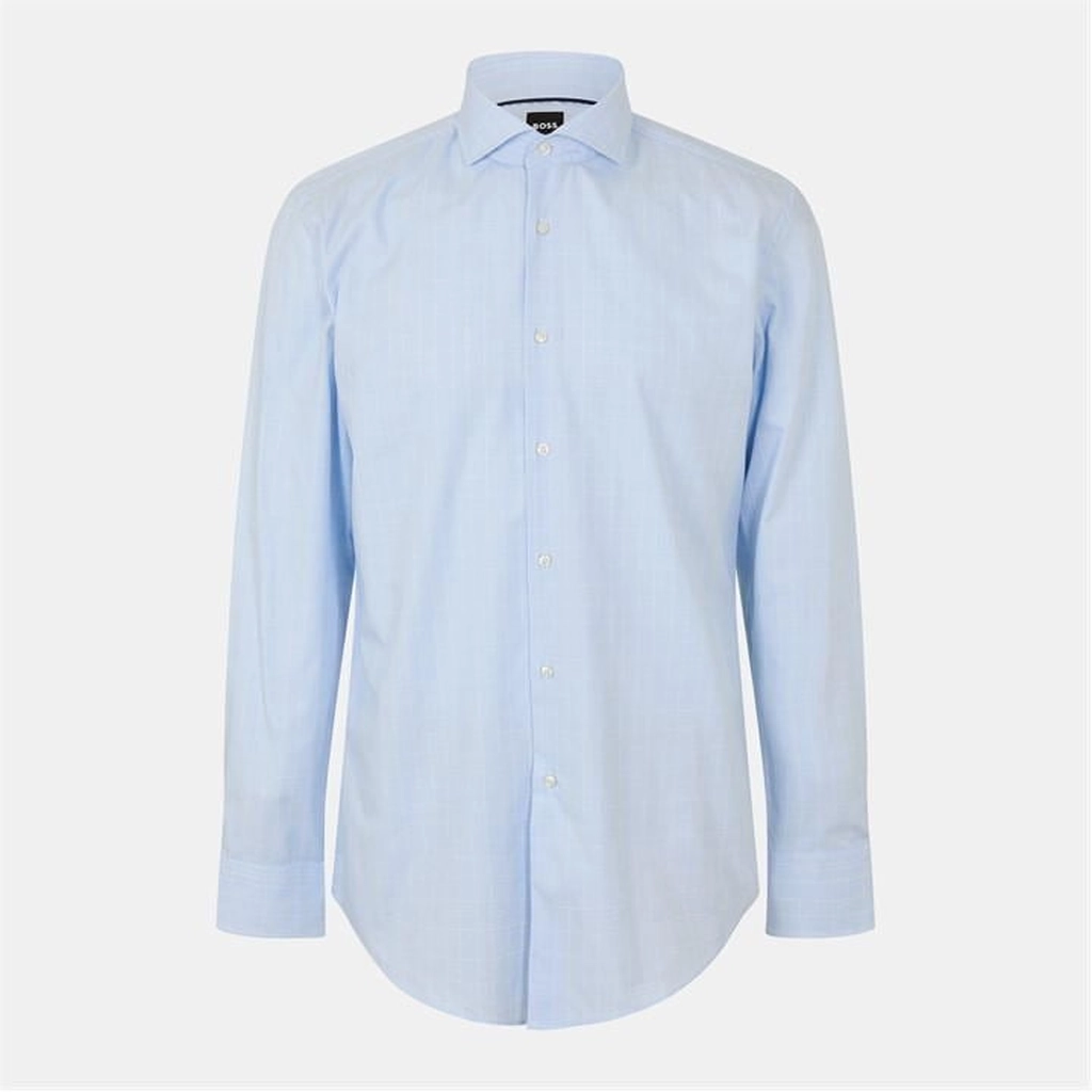 Hugo Boss H-Hank-Spread-C1-222 10261797 Oxford Shirt Mens - Blue